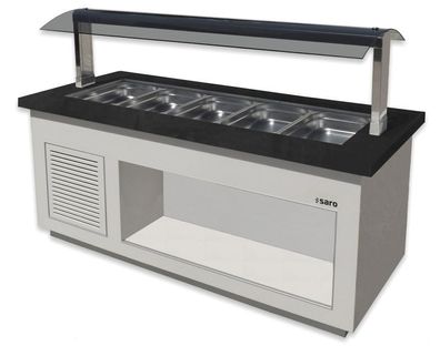 Saro Salatbar Für 6X 1/1 Gn, Modell Premium Line Sb-K230 Weiß