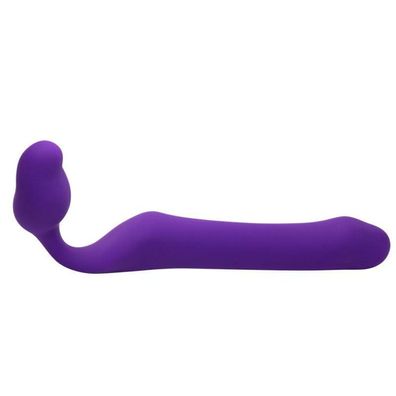 Queens L Strapless Strap-On Dildo Größe L Silikon Dunkel Lila