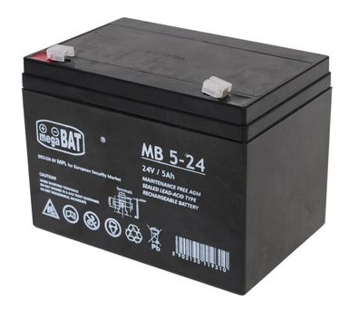 Fahrzeugteilebatterie 24V 5Ah