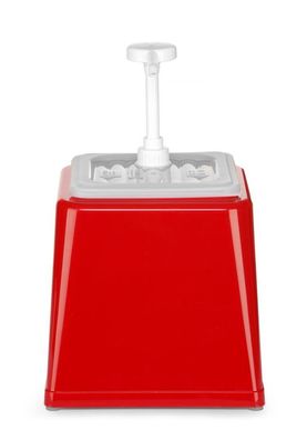 Pump-Soßenspender, Hendi, 2,5L, Rot, 230X210X(H)250Mm