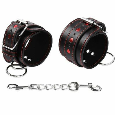 OHMAMA FETISH WRIST Restraints WITH HEART INLAY