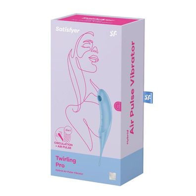 Satisfyer "Twirling Pro" 20 cm blau