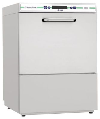 KBS Geschirrspülmaschine 60 Körbe pro Stunde 600x600x820 mm mit Wasserenthärter