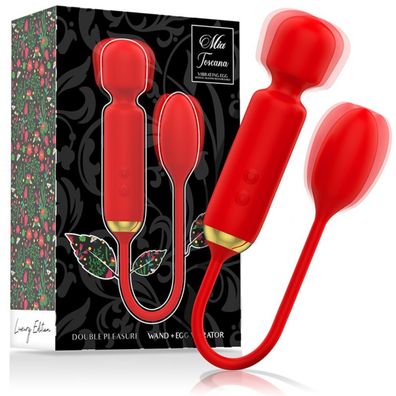 Toscana Doppelter Luststab + EI-VIBRATOR