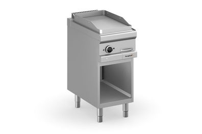 Bergman Profilline Plus 700 Elektro-Grillplatte Glatt Mit Offenem Unterbau - 4 Kw