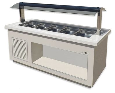 Saro Salatbar Für 5X 1/1 Gn, Modell Premium Line Sb-K200 Weiß