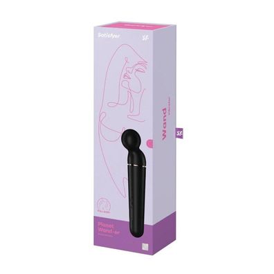 PLANET WAND-ER Vibrator Massager Schwarz