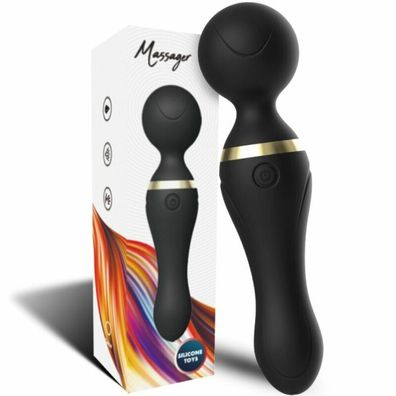 FREEZA Massager & Vibrator SUPER Flexibel KOPF Schwarz