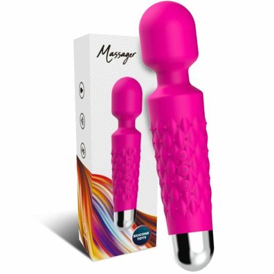 Briefträger Massager & Vibrator SUPER Flexibel KOPF Fuchsia