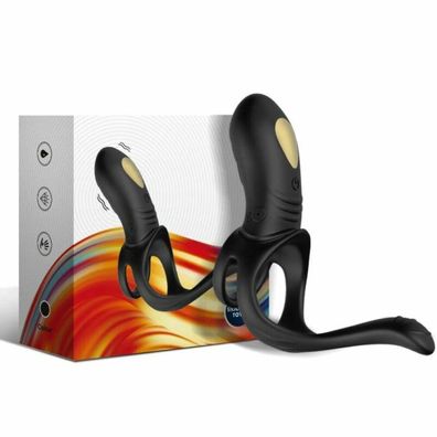 ARMONY - JOY JUMPER RING Vibrator FÜR PAARE & ANAL PLUG Schwarz