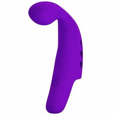 Pretty Love - Gorgon Lila Wiederaufladbarer Finger-Vibrator