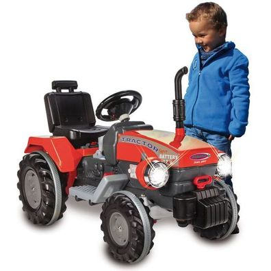 Ride-On Traktor Power Drag Rot 12V