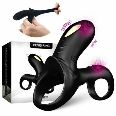 ARMONY - RANGER DOUBLE Vibrator RING FÜR PAARE Schwarz