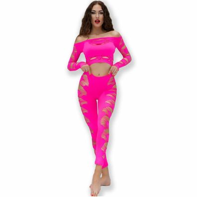 Chilirose - Cr 4632 Oberteil & Hose Fuchsia S/L