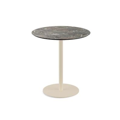 Urban Terrassentisch Sand Gestell + Galaxy Marble Hpl Ø70 Cm