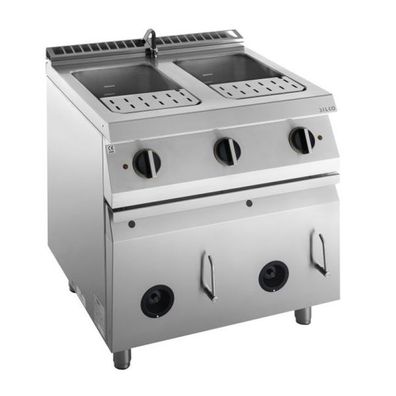 KBS Gas Nudelkocher 2 x 28 Liter GN 23 mit 2 Becken 800x730x900 mm 21 kW