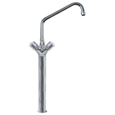 Gastro-Inox Mischbatterie mit Säule 400mm Monoblock