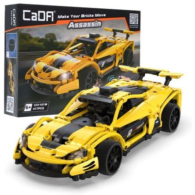 Cada 417 El. Technische Blöcke Ferngesteuerter Assassin Racer Für Kinder Ab 6 Jahren