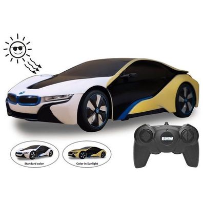 Bmw I8 1:24 Weiß/Gelb 2,4Ghz Uv Photochromic Serie