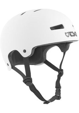 TSG Skate Helm Evolution Solid Colors satin white - Größe / Größe in