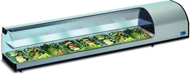 KBS Sushivitrine 1790 x380 x255 mm 8 GN 1/3