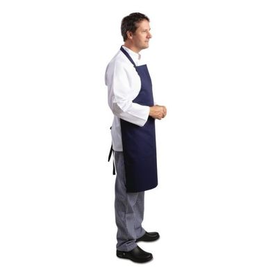 Whites Chefs Clothing Latzschürze in marineblau