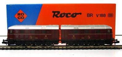 Spur N Roco 23265 Diesellokomotive V 188 001 rot DB OVP (6007H)