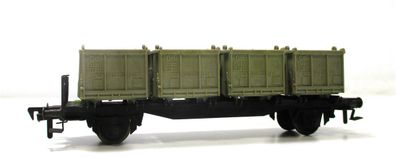 Fleischmann H0 1473 Behältertragwagen 712825 DB ohne OVP (1262h)