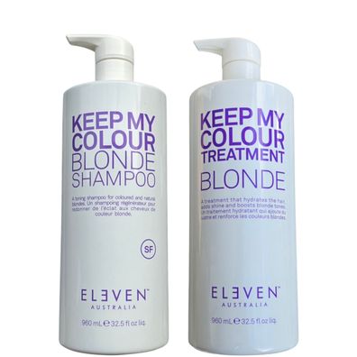 Eleven Australia/KEEP MY COLOUR "Blonde Shampoo&Treatment" 1920ml/Haarpflege