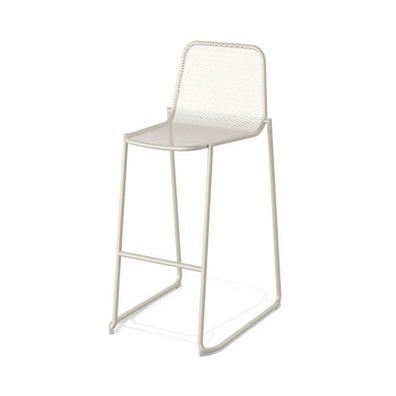 Mase Barhocker Metall stapelbar – Beige