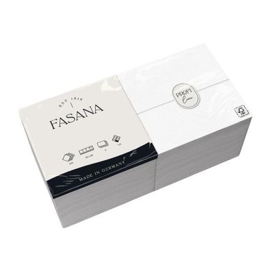 Fasana professionelle Papierservietten weiß 40cm 1/8 gefaltet (1000 Stück)