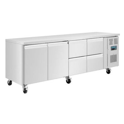 Polar U-Serie Doppeltür Und 4 Schubladen Kühlschrank 476Ltr