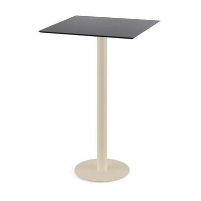 Möbel Urban Stehtisch Sand Gestell Schwarz Hpl 70X70 Cm