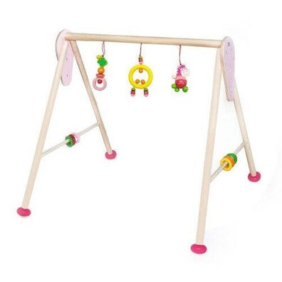 Hess Holz Babyspielgerät Pferdchen Aktivbogen Spielebogen Trapez