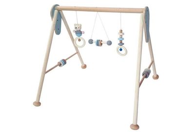 Hess Babyspielgerät, Nature Blue Spieltrapez Spielbogen Aktivbogen