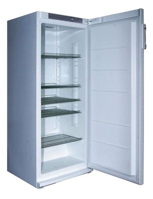 Gastronomie KBS Kühlschrank 254 Liter 600 x650 x1450 mm 4 Roste 1 Bodenrost weiß