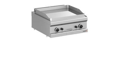 Bergman Profilline Plus 700 Gas-Grillplatte Glatt, Verchromt - 11 Kw