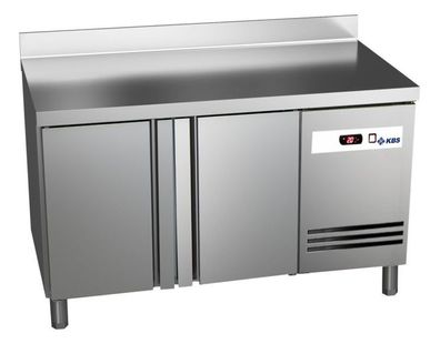 KBS Tiefkühltisch 1492x600x800 mm Und Aufkantung 2 Türen Umluftkühlung