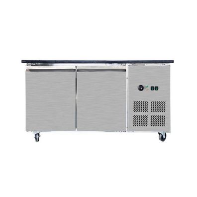 SNACK-Line Bain-Marie Theke 4x GN1/1, Granit Star Galaxy schwarz, 153x82x85,5