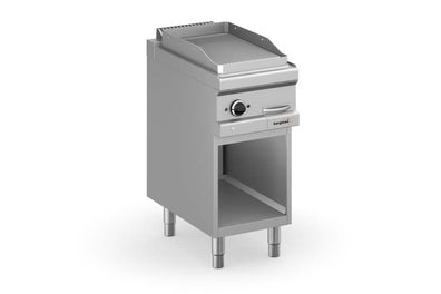 Bergman Profilline Plus 700 Elektro-Grillplatte Gerillt Mit Offenem Unterbau- 4 Kw