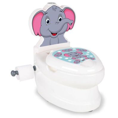 Meine Kleine Toilette Elefant Mit Spülsound Und Toilettenpapierhalter