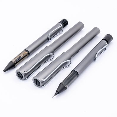 Lamy AL-Star 4er Set Graphite Füller B Rollerball Kugelschreiber Bleistift