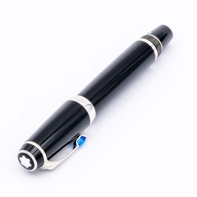 Montblanc Boheme Füller Schwarz Platin Blau 14K B