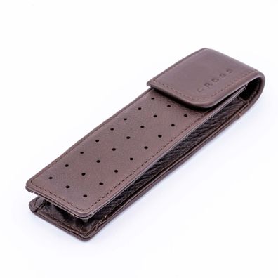 Cross Autocross Leder-Etui für 2 Schreibgeräte Braun Double Pen Case Brown