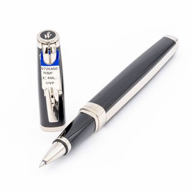 Waterman Exception Black Schwarz Silber Rollerball