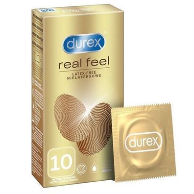 Durex Latexfrei Kondome Real Feel, 10 Stück