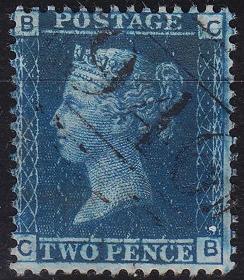 England GREAT Britain [1858] MiNr 0017 Pl 07 ( O/used ) [02]