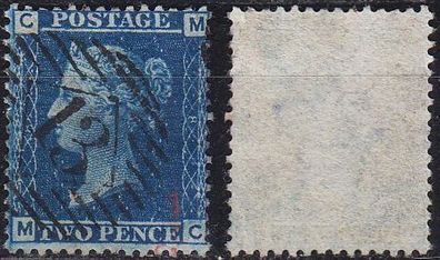 England GREAT Britain [1858] MiNr 0017 Pl 08 ( O/used ) [01]