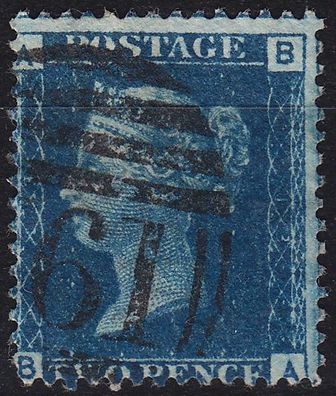 England GREAT Britain [1858] MiNr 0017 Pl 13 ( O/used ) [01]