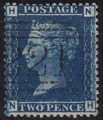 England GREAT Britain [1858] MiNr 0017 Pl 13 Z ( O/used ) [01]